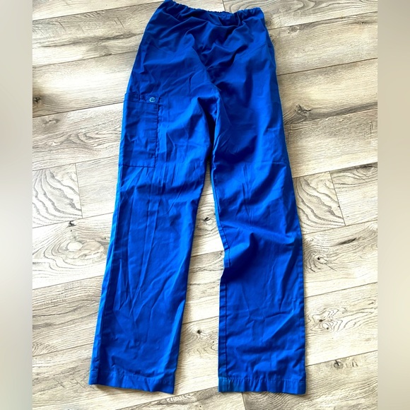 Wonder wink women’s maternity blue scrub Pants - Picture 1 of 5